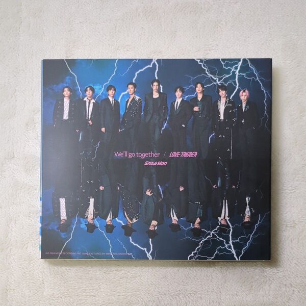 Snow Man LOVE TRIGGER / We'll go together 初回盤B CD+DVD