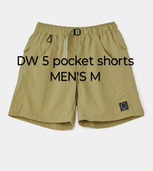 【新品】山と道 DW5 pocket shorts / Mens M / Dried Herb