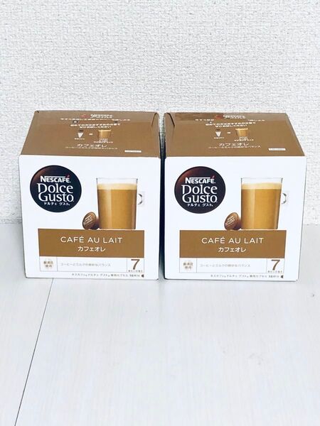 【2箱分】32杯 ドルチェグスト カフェオレ ネスカフェ 専用カプセル