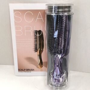 新品 正規品 エスハートエス スカルプブラシ ワールドプレミアム ロング パープル