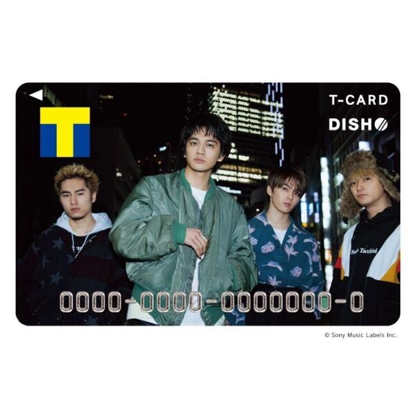 匿名配送 送料無料 Tカード (DISH//) 新品 台紙付き 未登録