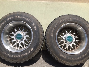 PARAMOUNT HAWSER MESH 9.75J -45 6H139.7ハウザーメッシュ 31x10.50R16.5 BF GOODRICHオールテレーン T/A LAND CRUISERランクル 78プラド