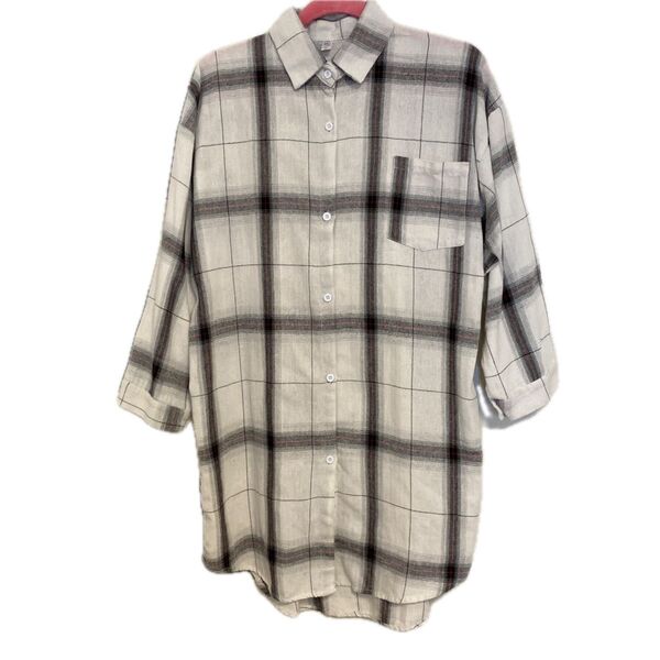 チェック柄シャツ 長袖 XXL