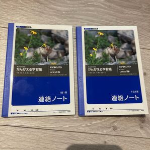 キョクトウ かんがえる学習帳 連絡ノート 1日1頁 2冊セット