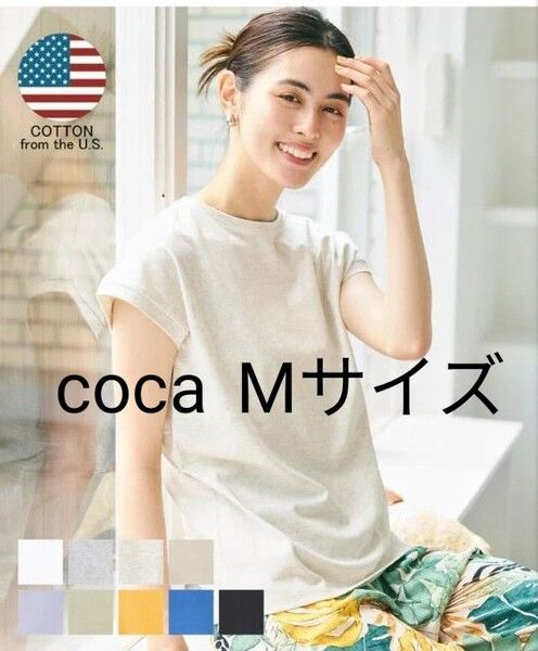 coca フレンチスリーブ レディース 半袖 Tシャツ コカ Mサイズ トップス