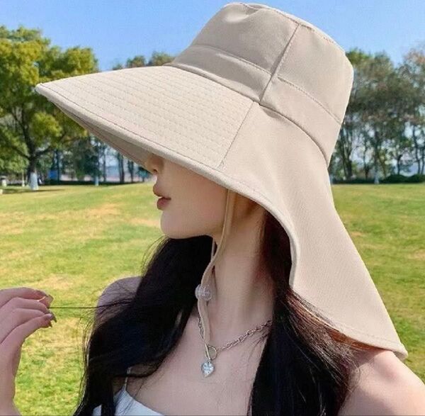 【再入荷】ホワイト 大人気 つば広 帽子 ハット UVカット 紫外線対策 紫外線 レディース