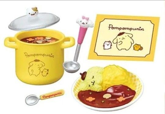 ポムポムプリン だいすき!クッキング フィギュア ①のんびりおひるねオムハヤシ♪