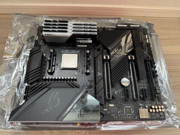 【中古】ASUS ROG STRIX X570E + AMD Ryzen 5950X + G.SKILL TRIDENT 64GB