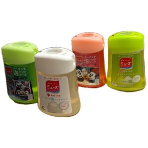 ミューズ ノータッチ 泡ハンドソープ 詰め替えボトル 250ml 4点セット