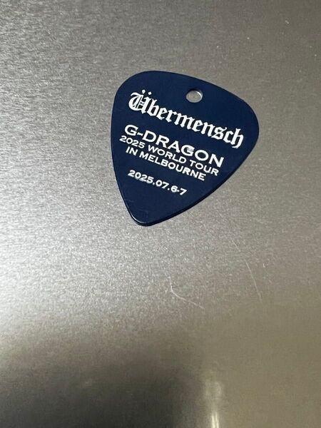 G-DRAGON Ubermensh 2025 ワールドツアー メルボルン 7/6-7 ギターピック オーストラリアコンサート①