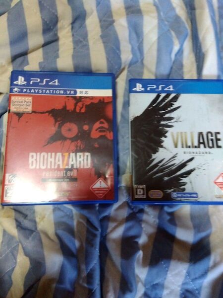 PS4 ソフト BIOHAZARD 7 resident evil / VILLAGE 2本セット