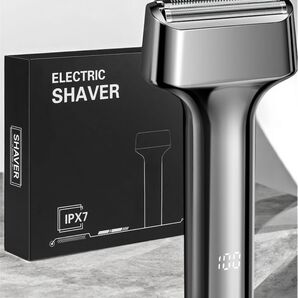 【新品・匿名配送・即購入可】 電気シェーバー 乾湿両用 IPX7防水 3枚刃 高速回転 メンズ ひげそり Type-C充電 外出用
