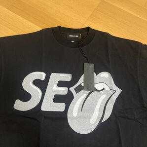 ウィンダンシー WIND&SEA Rolling Stones ローリングストーンズ コラボ 新品 XL Tシャツ