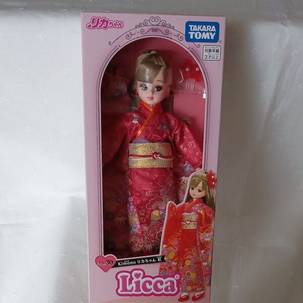 【新品】タカラトミー リカちゃん LD-30 Kimono リカちゃん 紅 Licca LD-30 きもの