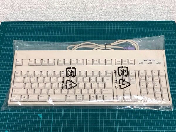 【新品同様保管品(希少品)】PS/2接続 ①HITACHI 日立 PC-KB5310 (動作確認のみ未使用品) 他所での入手困難品