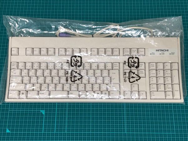【新品同様保管品(希少品)】PS/2接続 ②HITACHI 日立 PC-KB5310 (動作確認のみ未使用品) 他所での入手困難品