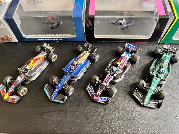 1/64 F1ミニカー 4種 スパーク MINI GT
