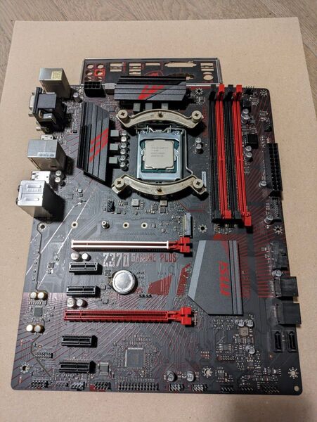 Intel Core i7-8700 x MSI Z370 GAMING PLUS セット