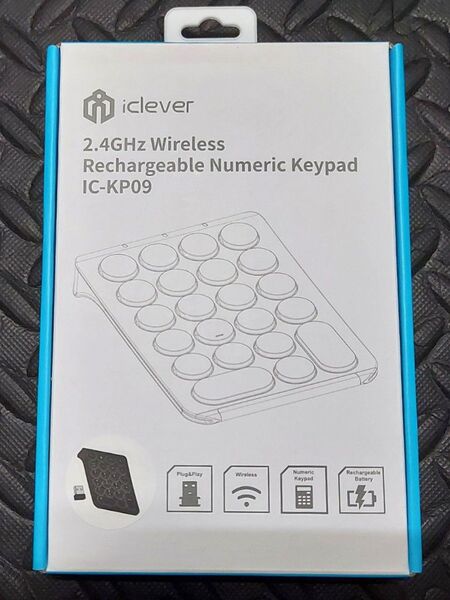 iClever テンキー ワイヤレス 2.4GHz ブラック IC-KP09 未使用
