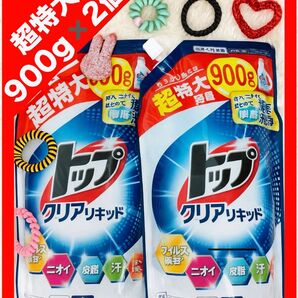 トップ クリアリキッド アクアフローラルの香り 900g ヘアゴム