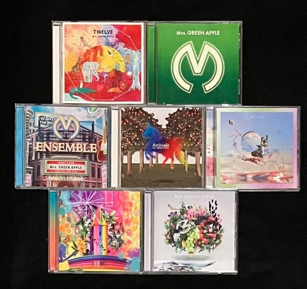 Mrs.GREEN APPLE アルバム 7枚 TWELVE ENSEMBLE Attitude UNITY ANTENNA 5