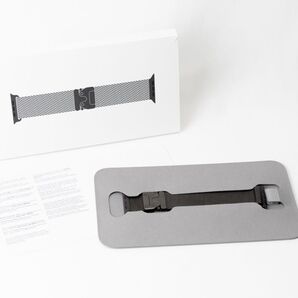 純正 Apple watch ultra 2 バンド アップルウォッチウルトラ ブラックチタニウムミラネーゼループ ベルト チタン