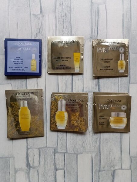 ロクシタン 化粧品 6種×各5包 サンプル 化粧水 美容液