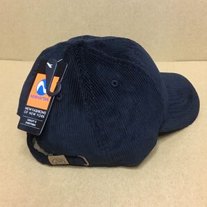 NEWHATTAN コーデュロイ ブラック キャップ 黒 BLACK ニューハッタン ロータイプ コットン 帽子 無地