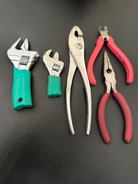 工具 プライヤー ラジオペンチ ニッパー スパナ改造短め