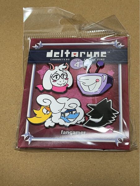 公式正規品 DELTARUNE デルタルーン チャプター4 ピンバッジ ラルセイ テナ