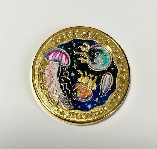 【新品】 大洗水族館 アクアワールド茨城県大洗水族館 クラゲ 記念メダル 1枚 茶平工業