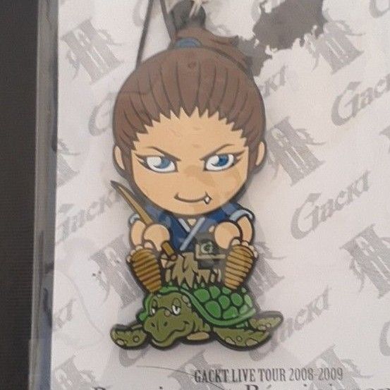 GACKT ガクト ライブグッズ ラバー ストラップ キーチェーン キーホルダー 神威楽斗 四国バージョン