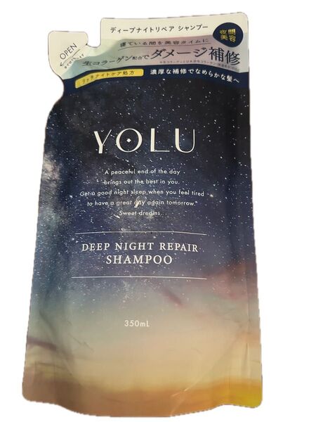 YOLU ディープナイトリペア シャンプー 詰め替え 350ml×1個 新品未開封品