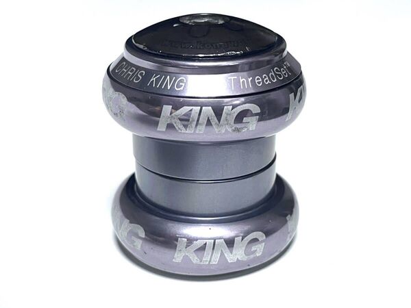 【廃盤カラー】★CHRIS KING クリスキング No Thread Set 1-1/8 OS ヘッドパーツ Pewter★