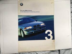 1998年　希少？発売予定時　BMW3シリーズ簡易カタログ 