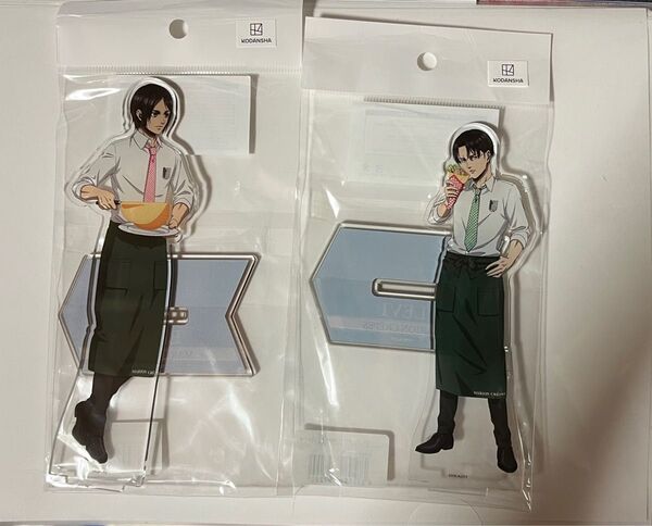 進撃の巨人 リヴァイ エレン アクリルスタンド マリオンクレープ 新品未開封