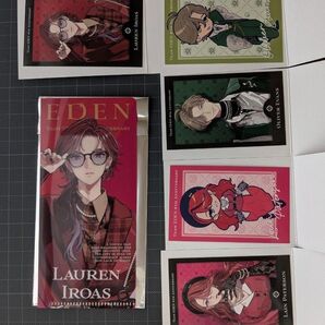 エデン組 4th anniversary ローレン・イロアス チェキ風カード OS特典 ミニクリアファイル にじさんじ 4周年