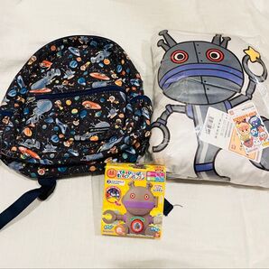 【新品あり】アンパンマンキッズコレクション 宇宙柄 リュック★だだんだん クッション★だだんだん おもちゃ