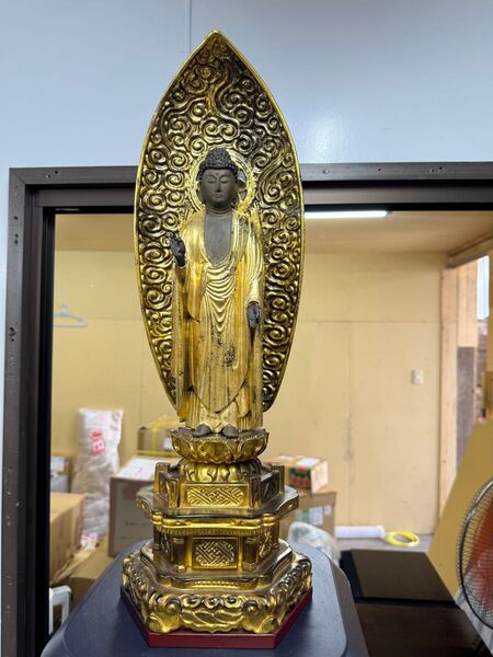 仏像 仏教美術 彫刻 阿弥陀如来 仏具 置物 木製 阿弥陀如来像 仏壇 木彫