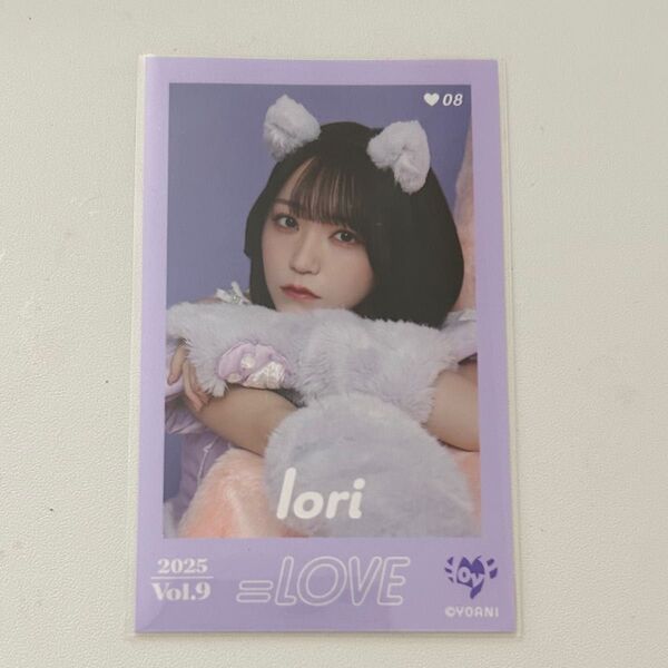=LOVE イコラブ 野口衣織 ミニフォト レア vol.9 猫衣装