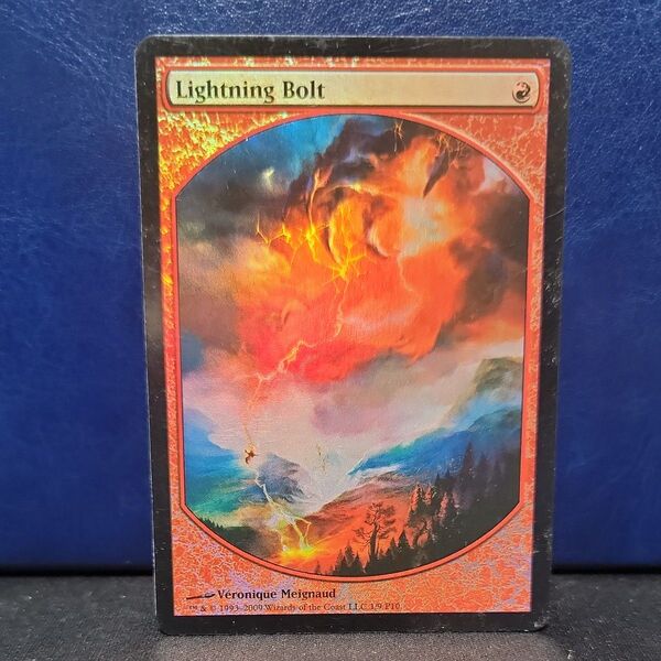 稲妻 / Lightning Bolt フルアート テキスト FOIL MTG