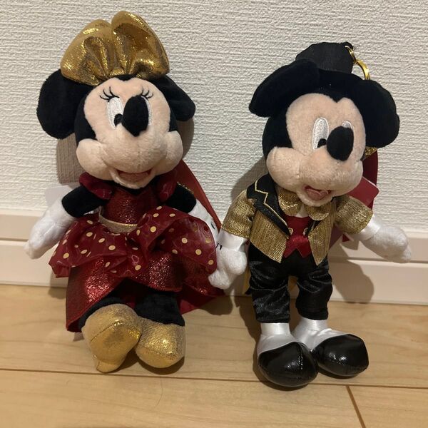 ディズニー ディズニーストア 25周年 ミッキー ミニー ぬいぐるみキーチェーン ぬいば