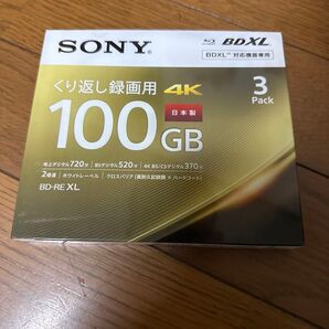 SONY 3BNE3VEPS2 BD-RE XL 100GB 3枚