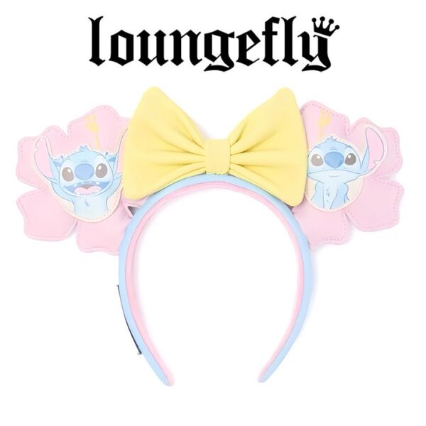 【SALE】 日本未発売 ラウンジフライ ディズニー コラボ スティッチ カチューシャ Disney Stitch 626 Day