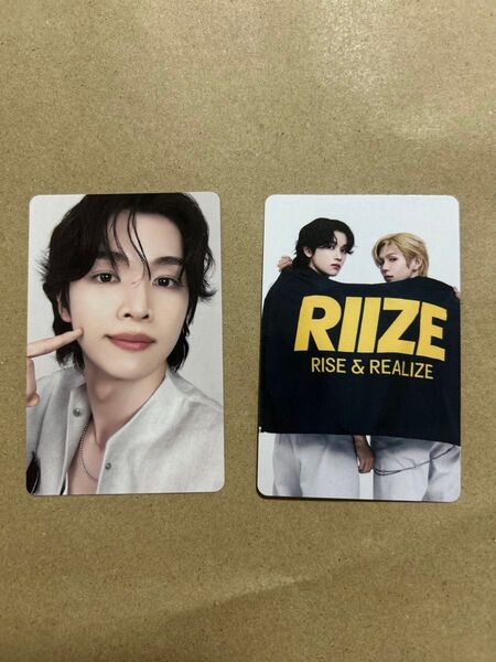 RIIZE ライズ ソンチャン ショウタロウ トレカ ユニット ソウルコン