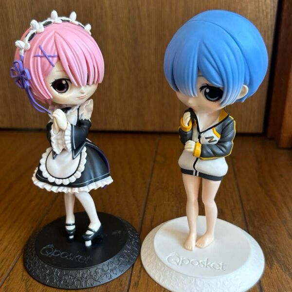 Qposket リゼロ ラム レム フィギュア 2種セット