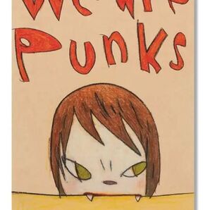 奈良美智 現代アート ポップアート We are Punks ブリキ看板