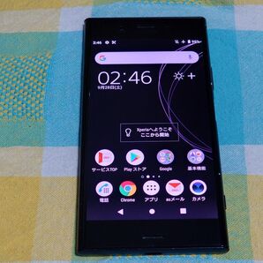 【美品 初期化済】SONY Xperia XZ1 SIMフリー 64GB au SOV36 ブラック
