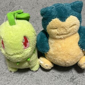 ポケモン ぬいぐるみ 2個セット カビゴン チコリータ