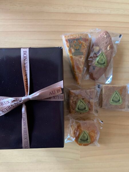 人気洋菓子店 オーボンヴュータン ケークアングレ小&焼き菓子5個